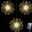 1pc Solar Panel With 3pcs Hanging Solar Firework Lights 270LEDs Starburst Lights Copper Wire Outdoor Waterproof Lights 8 Lighting Modes Fairy Decorative String Lights for Patio Umbrella, Eave, Garden