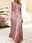 Women's Casual Dress Winter Dress Floral Print Crew Neck Long Dress Maxi Dress Daily Date Long Sleeve Fall Winter