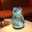 Resin Desk Lamp Animal Series Simulated Stained Glasss Decor Table Lamp Vintage Stained Bedside Lamp 15cm/5.9inch