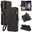 Phone Case For Samsung Galaxy S24 S24 S23 S22 S21 Ultra Plus Note 20 Ultra 10 Plus S10 S9 Plus Wallet Case with Stand Holder Zipper Card Slot PU Leather