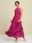 Women's Elegant Dress Rose Red Sleeveless Solid Color Ruffle Mismatched All Seasons Elegant Dress Wedding Party S M L