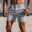 Men's Shorts Chino Shorts Bermuda shorts Work Shorts Pocket Plain Comfort Breathable Short Casual Daily Beach Fashion Stylish Black White Micro-elastic