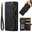 Phone Case For Samsung Galaxy Z Fold 5 Z Fold 4 Z Fold 3 Wallet Case Flip Zipper Full Body Protective Retro PU Leather
