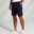Men's Dress Shorts Zipper Pocket Solid Color Breathable Knee Length Formal Office Chic & Modern Formal White Navy Blue Micro-elastic