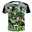 Men's Floral Graphic Prints Saint Patrick Day T shirt Short Sleeve T shirt 3D Print Round Neck Shirt Fashion Classic St.Patrick's Day Casual Daily Dark Green Green Green / White Summer Clothing