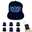 Programmable Creative RGB LED Hat Bluetooth Shining Caps Mobile APP Control Editing Words Hip Hop Electronic Prop For Halloween