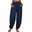 Women's Baggy Pants Harem Pants Comfort Solid Color Pocket Elastic Waist Causal Black White Army Green Dark Navy Summer Spring Fall