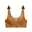 Women's Wireless Bras Fixed Straps Full Coverage V Neck Breathable Pure Color Hook & Eye Casual Daily Nylon 1PC Black Yellow / Bras & Bralettes / 1 PC
