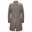 Men's Winter Coat Peacoat Coat Business Casual Winter Cotton Blend Warm Outerwear Clothing Apparel Stylish Classic & Timeless non-printing Solid Color Pocket Stand Collar Double Breasted