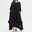 Women‘s Plus Size Curve Casual Dress Pure Color Crew Neck 3/4 Length Sleeve Spring Fall Casual Maxi long Dress Daily Vacation Dress Black Dress