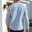 Men's Shirt Popover Shirt Summer Shirt Casual Shirt Black / Gray Blue Dusty Blue Green Long Sleeve Striped Black and White Collar Casual Daily Button-Down Clothing Apparel Cotton Fashion Streetwear