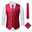 Men's Vest Gilet Wedding Office & Career Daily Wear Party / Cocktail Business Modern Contemporary Spring Fall Embroidered Pocket Button-Down Print 95% Cotton Soft Outdoor Comfortable Flower Single