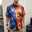Men's Shirt Summer Hawaiian Shirt Dragon Graphic Prints Turndown Blue Casual Hawaiian Short Sleeve Print Button-Down Clothing Apparel Tropical Fashion Hawaiian Soft