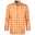 Men's Shirt Yellow Navy Blue Orange Long Sleeve Plaid Turndown Spring &  Fall Party Work Clothing Apparel Print