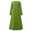 Women's Casual Dress Swing Dress Midi Dress Green Light Grey Dark Gray Long Sleeve Pure Color Ruched Winter Fall Spring U Neck Fashion Vacation 2023 S M L XL XXL 3XL