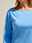 T shirt Tee Women's Light Blue Watermelon powder White Solid / Plain Color Basic Soft Daily S