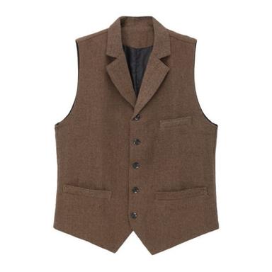 Men's Vest Waistcoat Wedding Event / Party Holiday Wedding Party Vintage 1920s Spring Fall Pocket Polyester Breathable Pure Color Single Breasted V Neck Regular Fit Black Army Green Light Grey Green