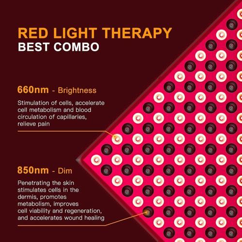 45W Physiotherapy Lamp Therapy Lamp with Table Stand Bracket Red Light Led Timed Panel Infrared Phototherapy Lamp for Home Self Use (Floor Stand Bracket Excluded)