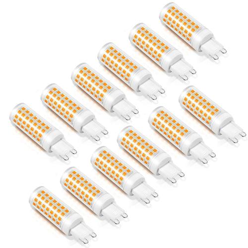 G9 LED Bulb 60W Halogen Equivalent 88LEDs Non-Dimmable Light Bulbs Naturally White Warm White No-Flicker for Home Lighting Cabinet Bathroom Kitchen AC110V AC220V