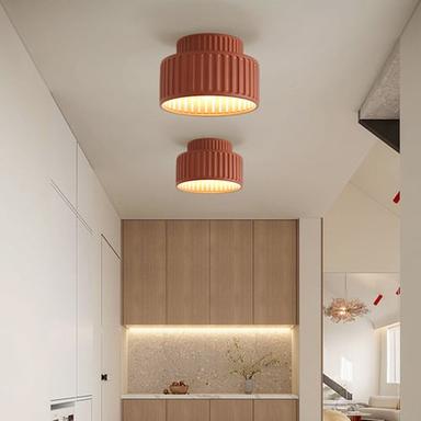 Nordic Minimalist Ceiling Lights Balcony Personality Japanese Ceiling Lamps Cloakroom Wabi-sabi Decor Flush Mount Ceiling Lighting Bar B&B Cafe Fixture E27 110-240V