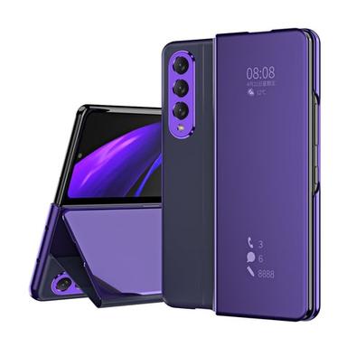Phone Case For Samsung Galaxy Z Fold 6 Z Fold 5 Z Fold 4 Z Fold 3 Flip Bumper Frame Magnetic Full Body Protective Solid Colored PC Metal