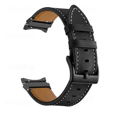 Watch Band for Samsung Galaxy Watch 7/6/5/4  40/44mm, Watch 5 Pro 45mm, Watch 6 Classic 43/47mm, Watch 4 Classic 42/46mm Genuine Leather Replacement  Strap Adjustable Breathable Shockproof Wristband