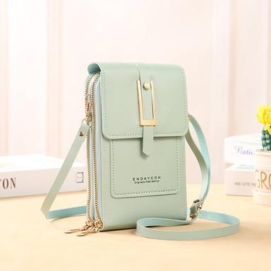 Touch Screen Mobile Phone Bag, Mini Flap Crossbody Bag, Fashion Faux Leather Purse, Vertical Wallet With Card Slots