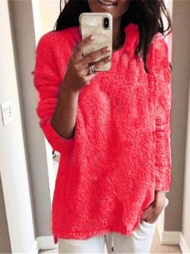 Women's Pullover Sweater Jumper Stylish Casual Soft Solid Color Chunky Turtleneck Oversized Long Sleeve Regular Tops Knit Daily Going out Weekend Black White Fall Winter