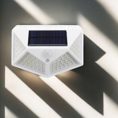 Solar Wall Lights Outdoor 100LEDs 3 Modes 270 Lighting Angle Solar Motion Sensor Outdoor Lamp IP65 Waterproof Light Control Solar Wall Lamp Suitable for Garage Fence Deck Courtyard