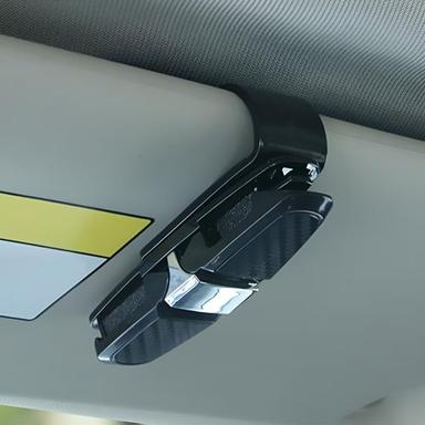 Sunglass Holder for Car Visor Premium Car Sunglasses Clip with 180-Degree Rotational Functionality