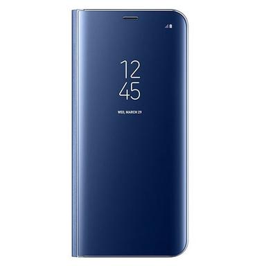 Phone Case For Samsung Galaxy S24 S23 S22 S21 S20 Ultra Plus FE S10 S9 A54 A73 A53 A23 A52 A32 5G with Stand Plating Mirror Smart Case Flip Full Body Solid Colored