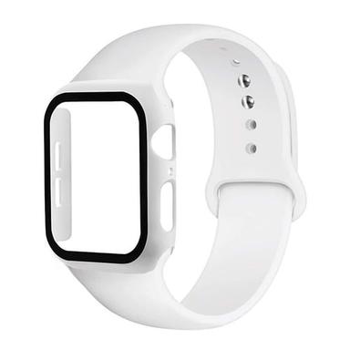 Watch Band for Apple Watch Series 8 7 6 5 4 3 2 1 SE Silicone Replacement  Strap Breathable Sport Band Wristband