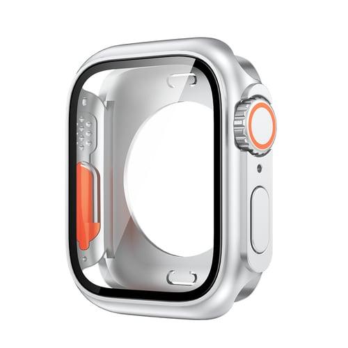 Watch Case with Screen Protector Compatible with Apple Watch Series 8 7 41mm 45mm / Series 6 5 4 SE 40mm 44mm All Around Protective Shockproof Tempered Glass / Hard PC Watch Cover
